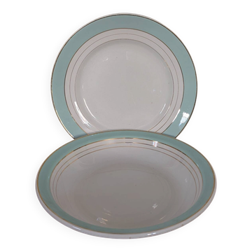 Duo de plats Régence Lunéville