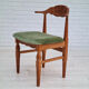 Danish design by Henning Kjærnulf, set of dining chairs, solid oak 70