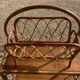 Rattan magazine door