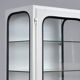 Vintage Iron And Glass Medical Cabinet, 1970’s