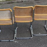 Série  x6 Chaises de salle à manger Style B32 par Marcel Breuer
