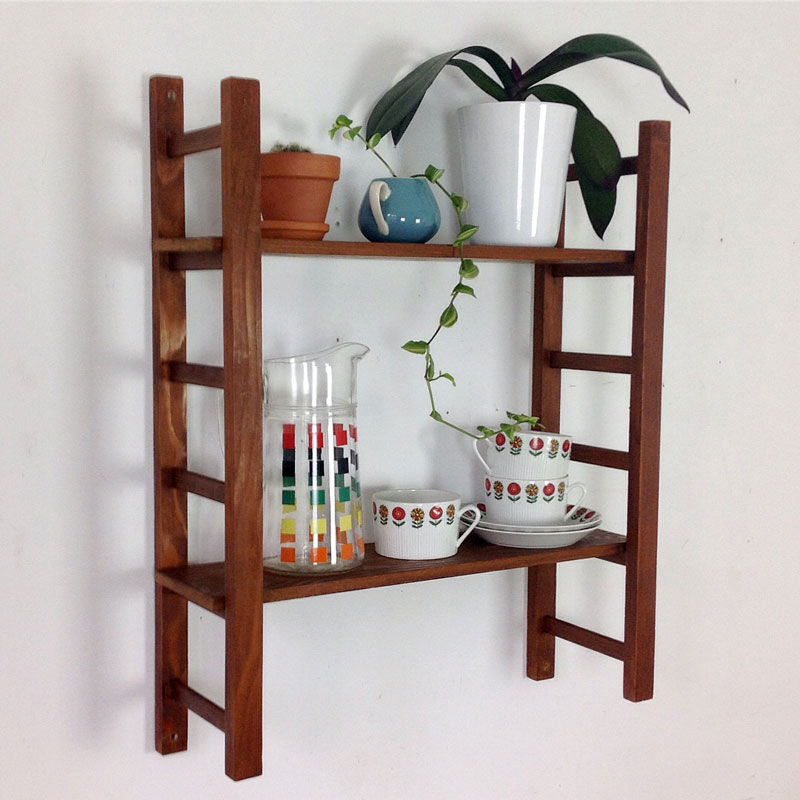 Wooden wall shelf 60