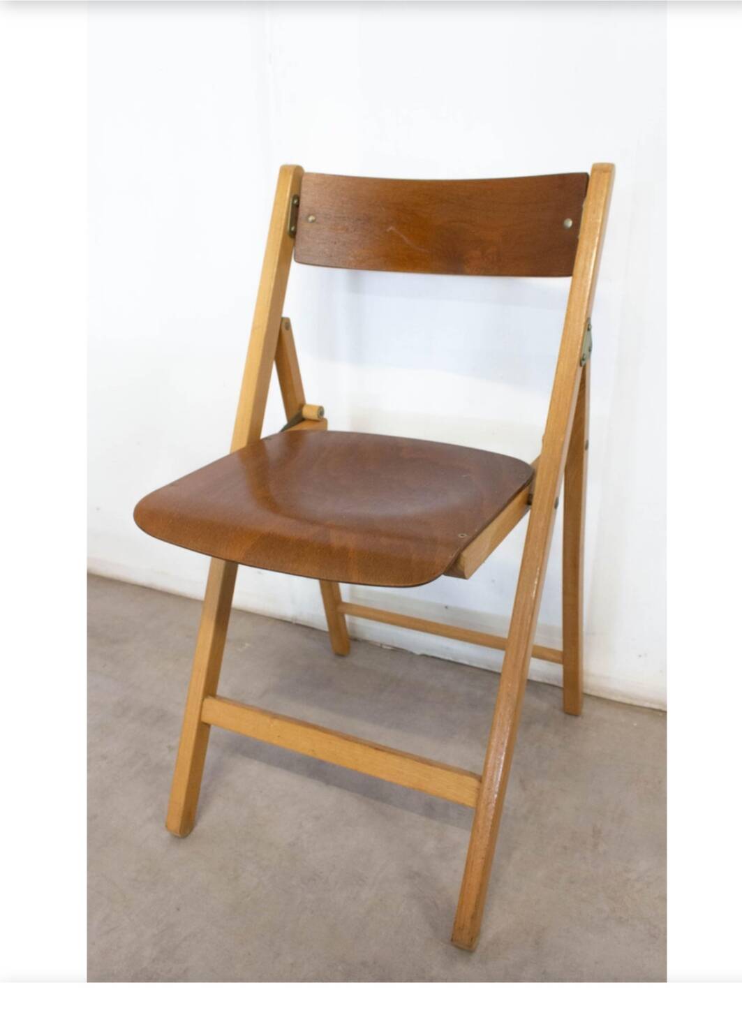 Chaise pliante annees 50