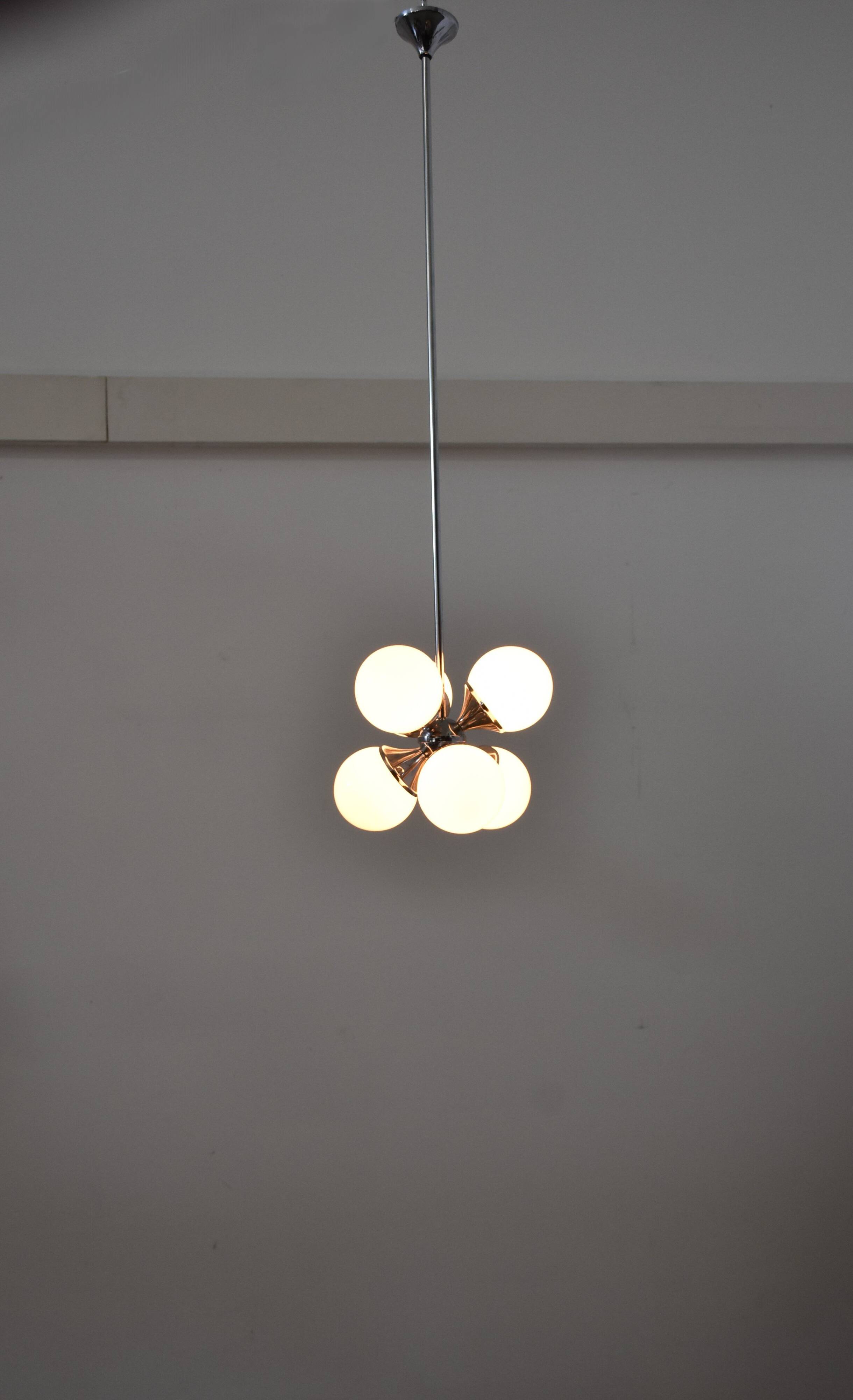 Mid Century Sputnik lamp 70s
