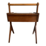 table d'appoint boîte à couture années 1960