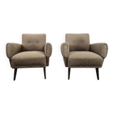 set of 2 vintage armchairs / individual armchairs / small armchairs