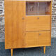 Secretary wardrobe, bookcase, closet, wardrobe, 60s, vintage