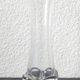 Vintage trumpet vase in crystal signed Daum France 21cm