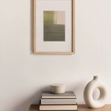 Abstract painting on paper B284 signed E Eawy