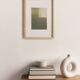 Peinture abstraite sur papier B284 signéE Eawy