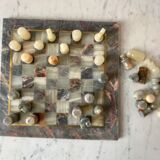 Vintage marble chess set 60s