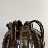 Glazed terracotta jar