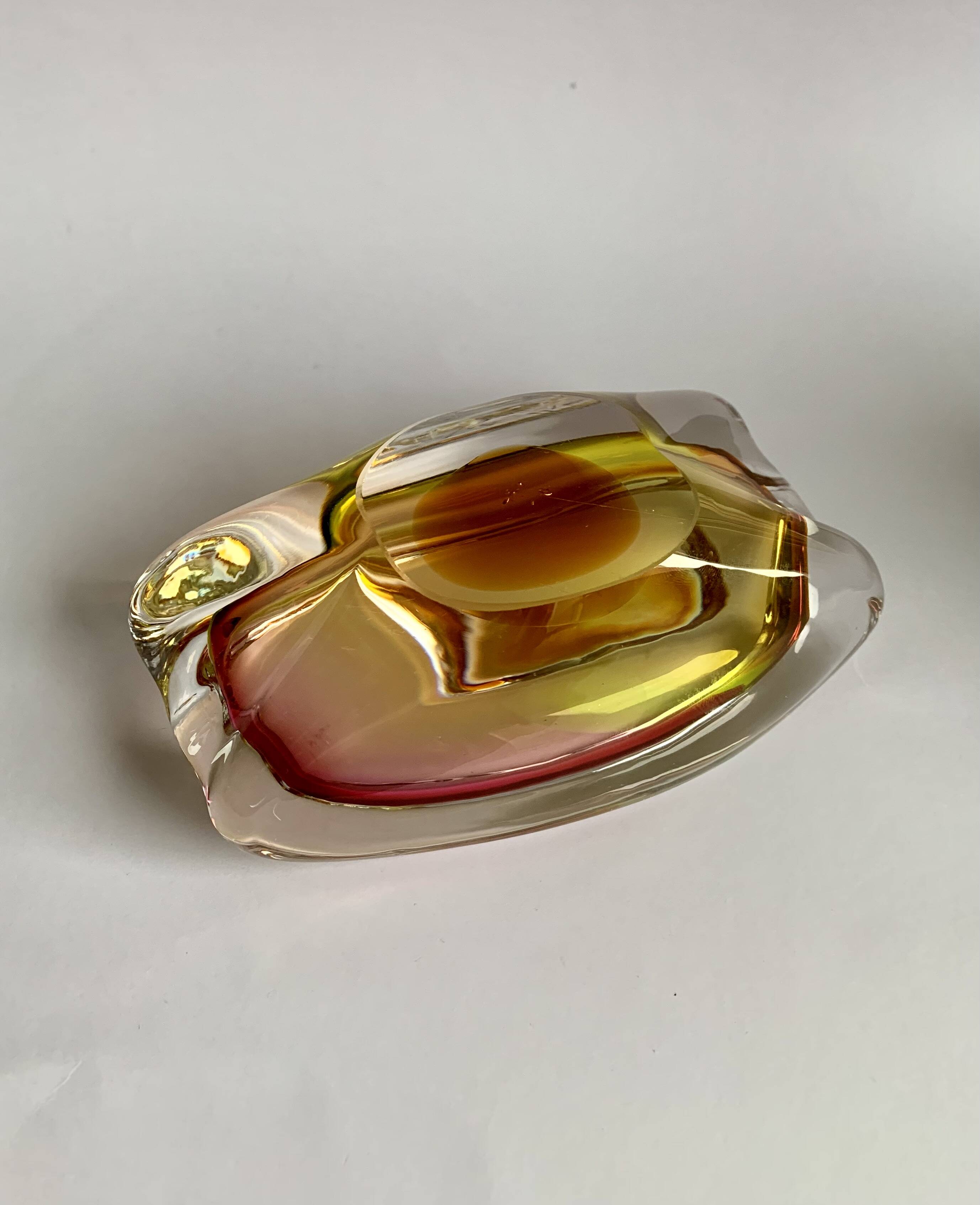 Astray par Josef Rozinek pour Novy Bor Glassworks, 1960s