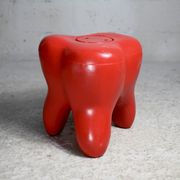 Tabouret "dent". Vintage. Plastique.