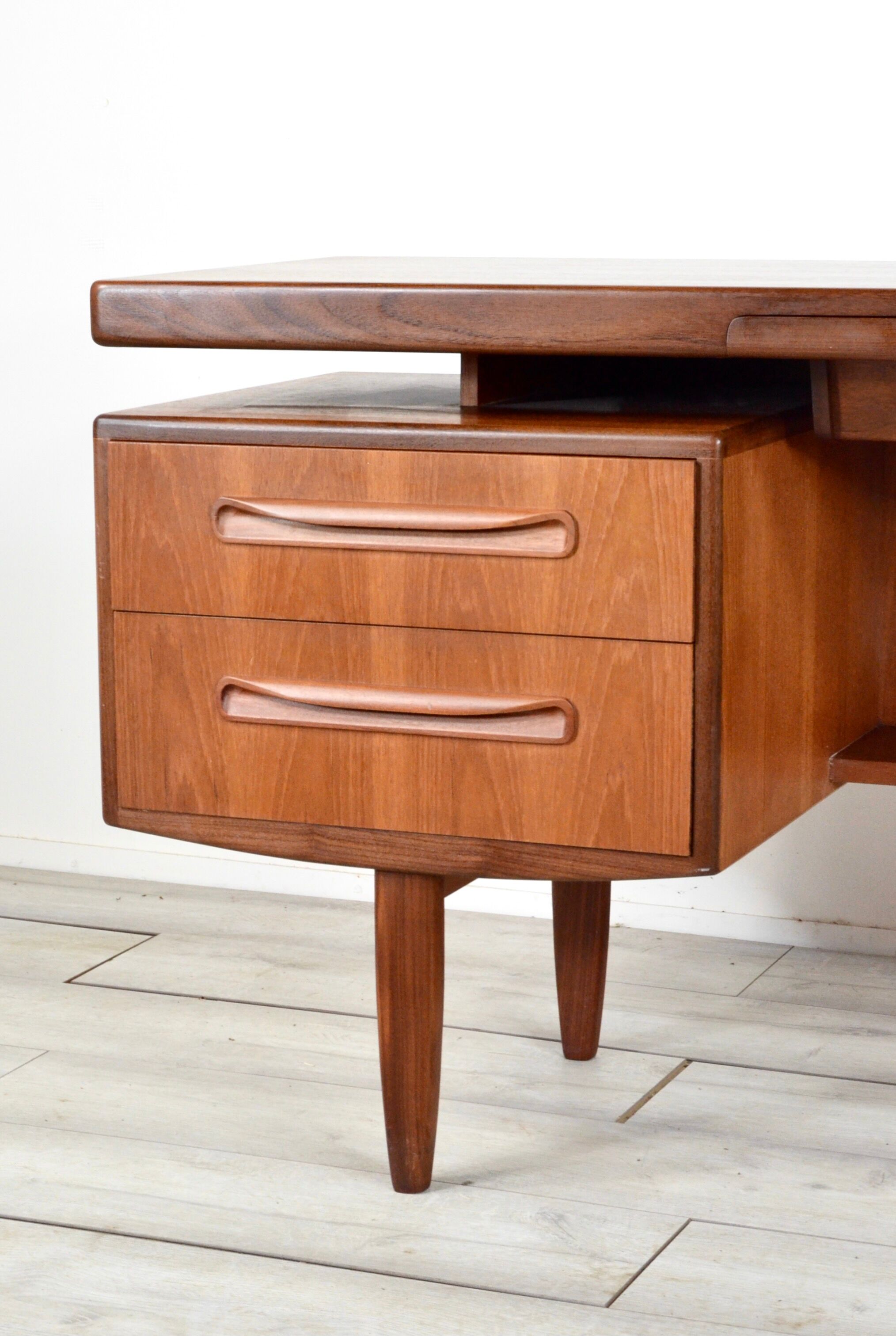 Danish style mid-century teak desk Kofod Larsen for G-Plan