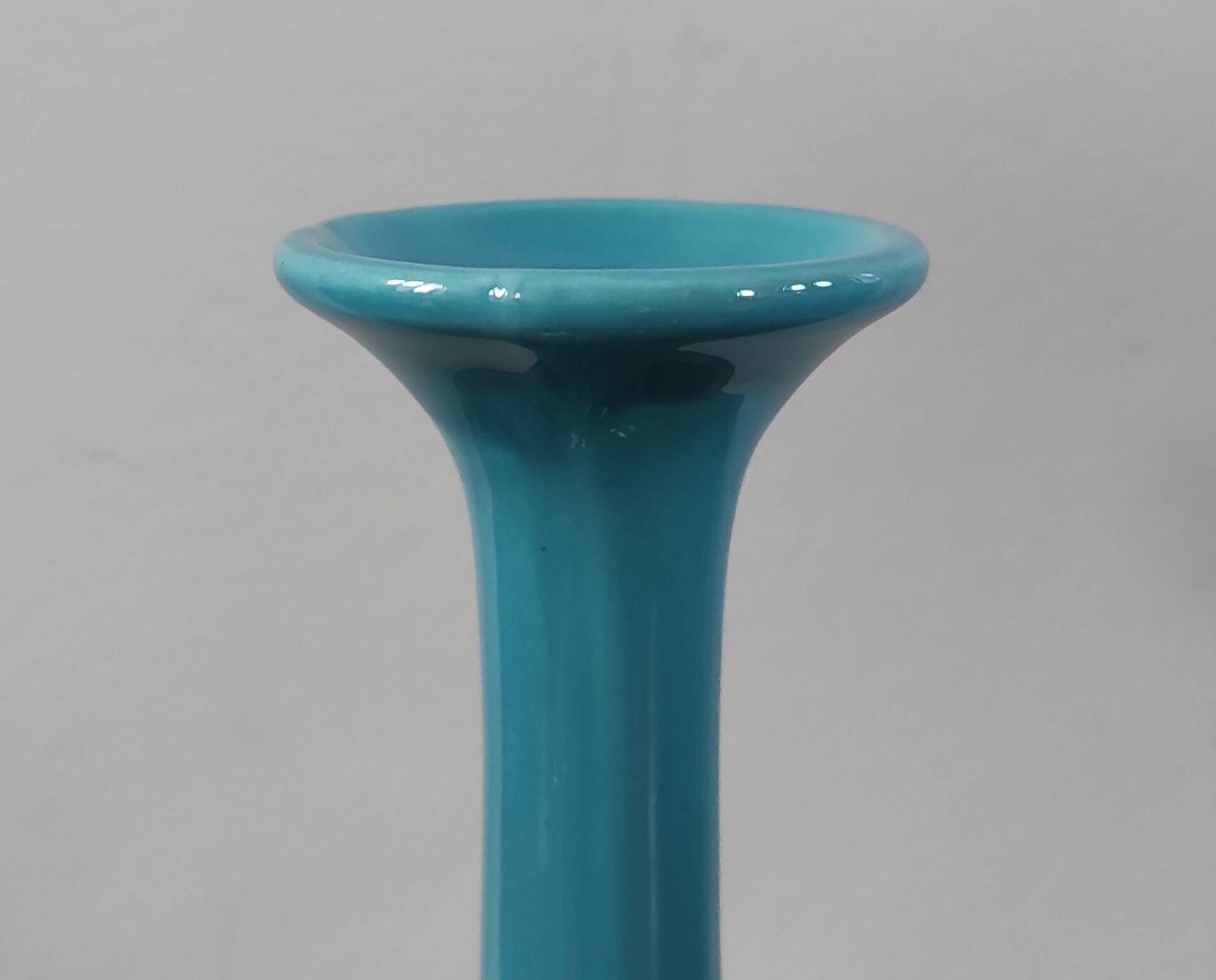 soliflore vintage en céramique émaillée, années 70