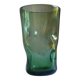 green glass vase Murano or Empoli Italy 1960