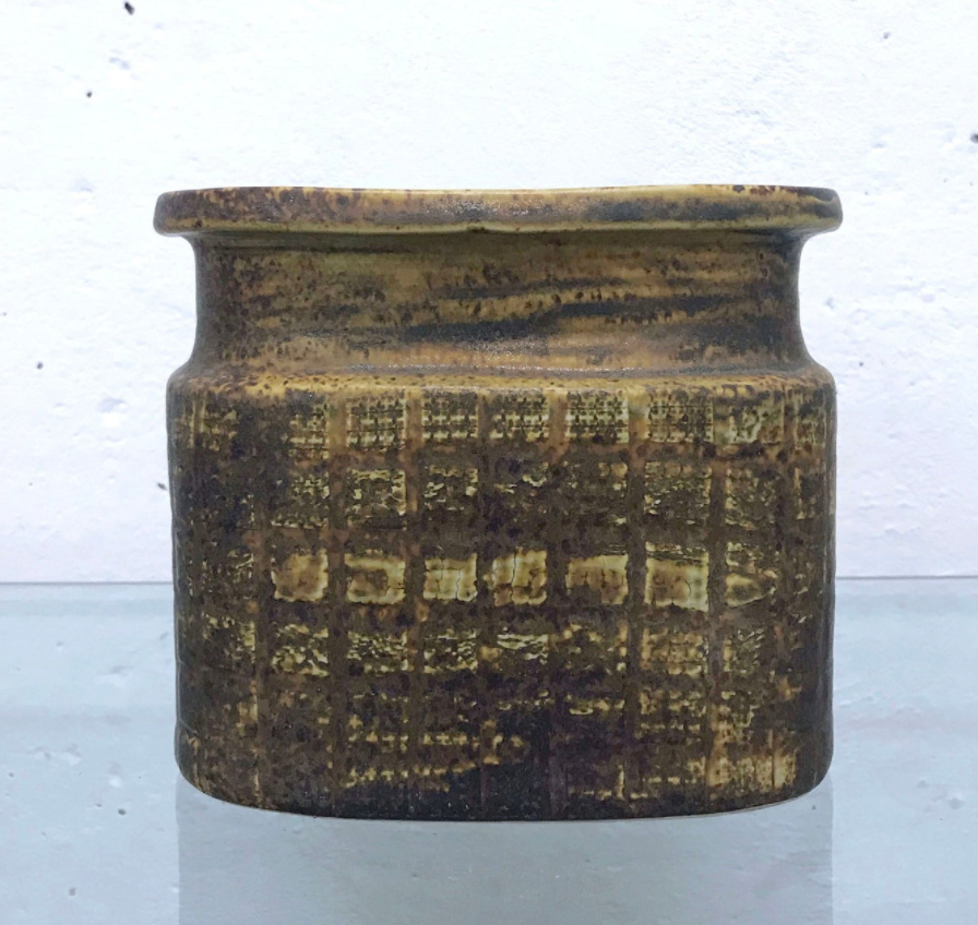 Pottery vase by Stig Lindberg for Gustavsberg Sweden