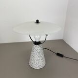 Rare Postmodern Terrazzo Table Lamp 'EON' in Memphis Style by IKEA, Sweden 1990s
