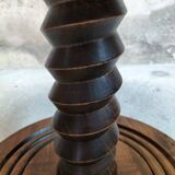 Vintage oak pedestal table