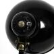 Original 1940s black Kaiser Idell metal table lamp model 6551