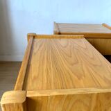 Minimalist vintage bedside tables