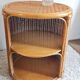 Pair of wicker bedside tables circa the 1970s.