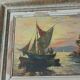 Painting, oil painting on canvas, marine, seaside
