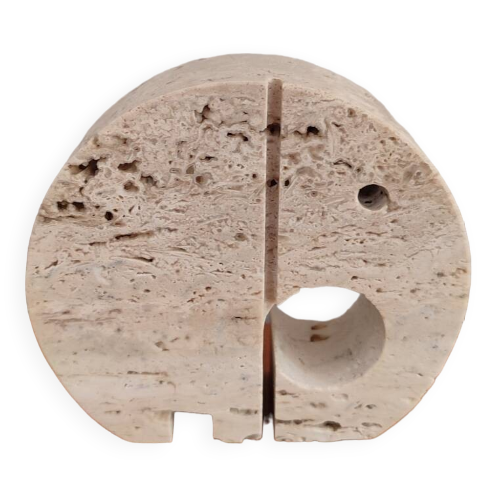 Travertine elephant, Fratelli Mannelli, Italy, 1970s