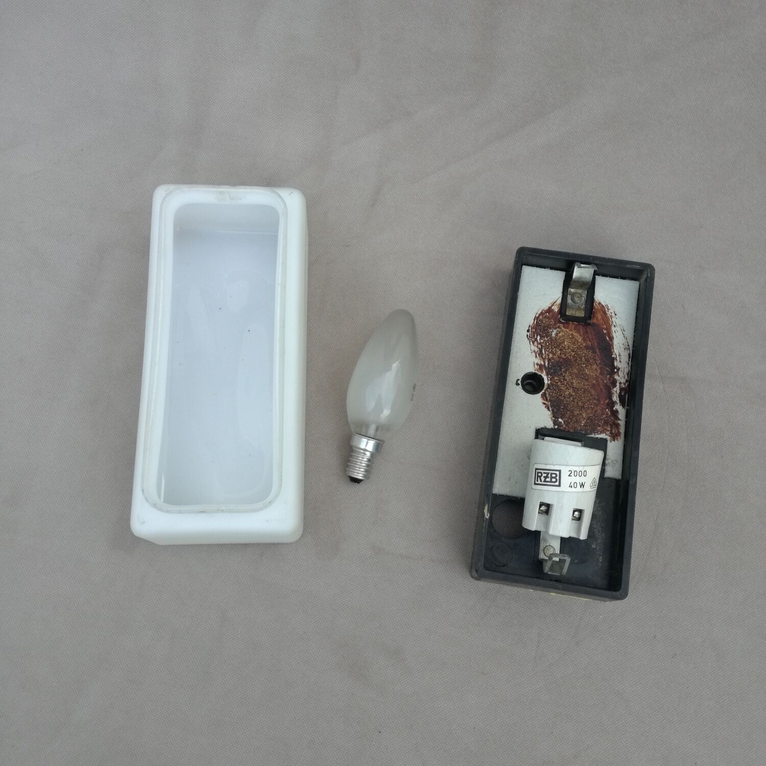 Opal glass brick, 1970