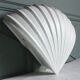 Shell corner applique by Louis Drimmer, France circa 1980.