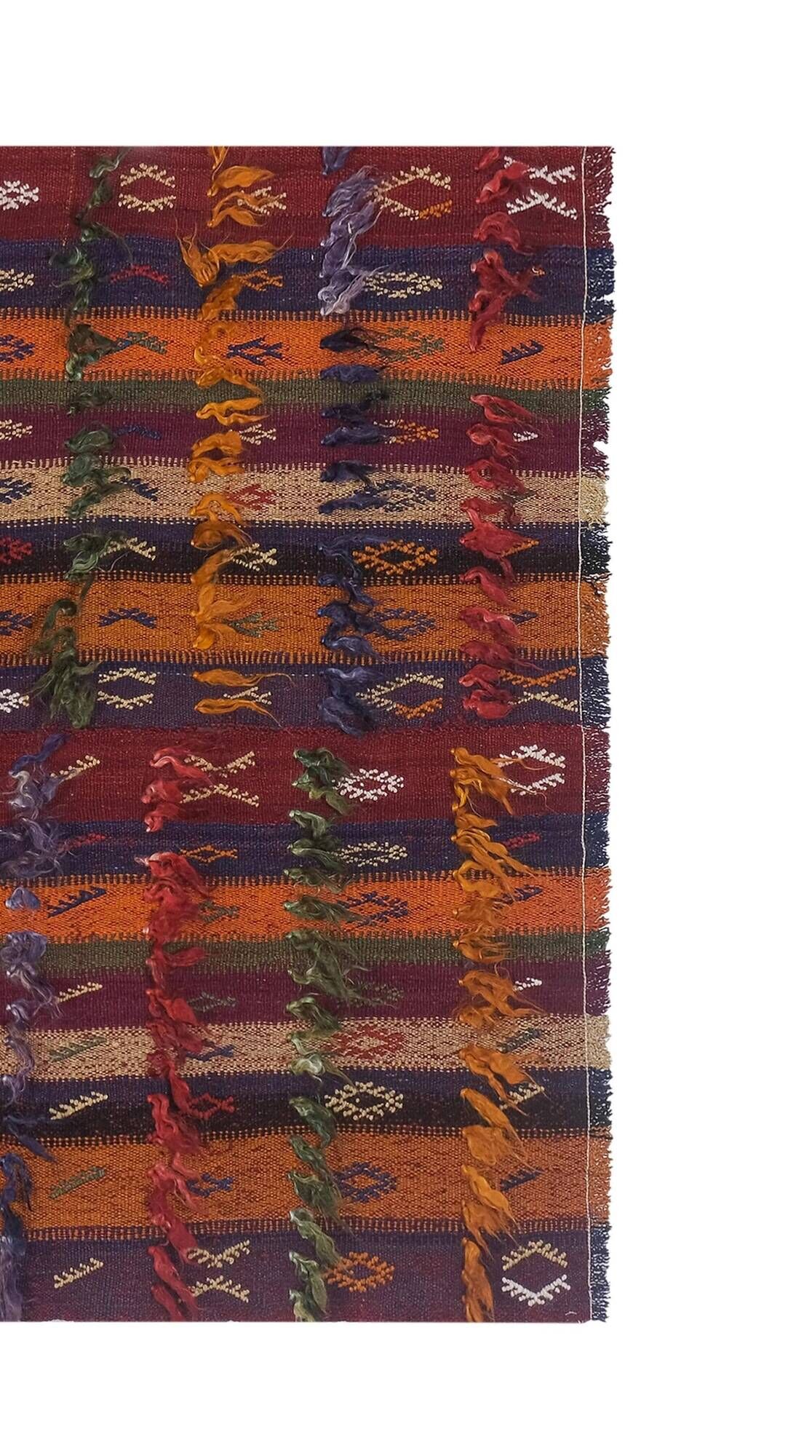 Vintage Turkish handmade rug 141x181 cm