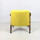 366 armchair in yellow velvet by Józef Chierowski, 1970s