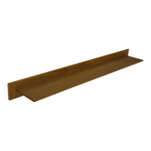 Vintage oak wall rack book shelf wood minimalist 80's design.