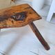 Tabouret de traite brutaliste