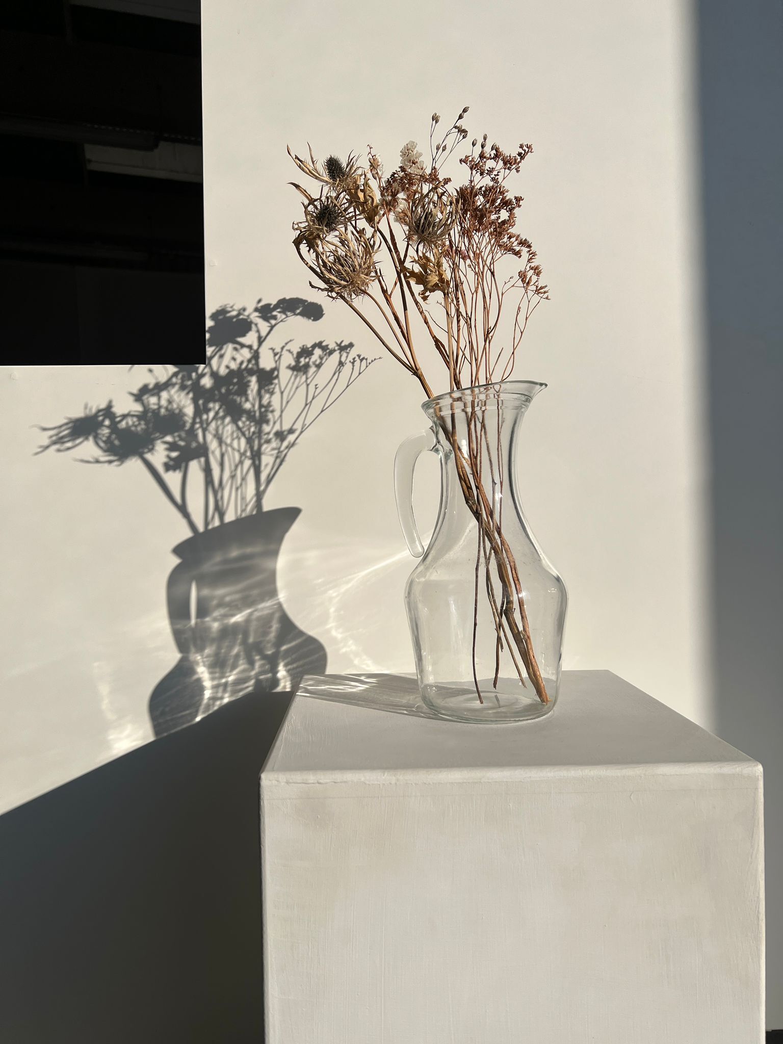 Vintage water decanter H: 25cm