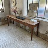 Oak table console