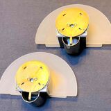 Pair of "Diva" wall lamps, by Ezio Didone for Arteluce, 1980s