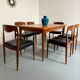 Lot of 6 chairs model 71 Scandinavian design Niels Otto Møller teak an60