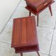 Paire de chevet vintage scandinave pieds compas