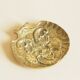 Antique Brass Catchall - Animal Motif and Shell Design