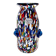 Blue Murano Glass Vase Attributed to Fratelli Toso with Murrines, Italy