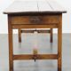 18th-Century Antique Dining Table in Oak with 2 Drawers