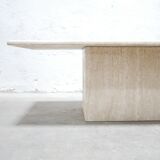 Vintage travertine coffee table