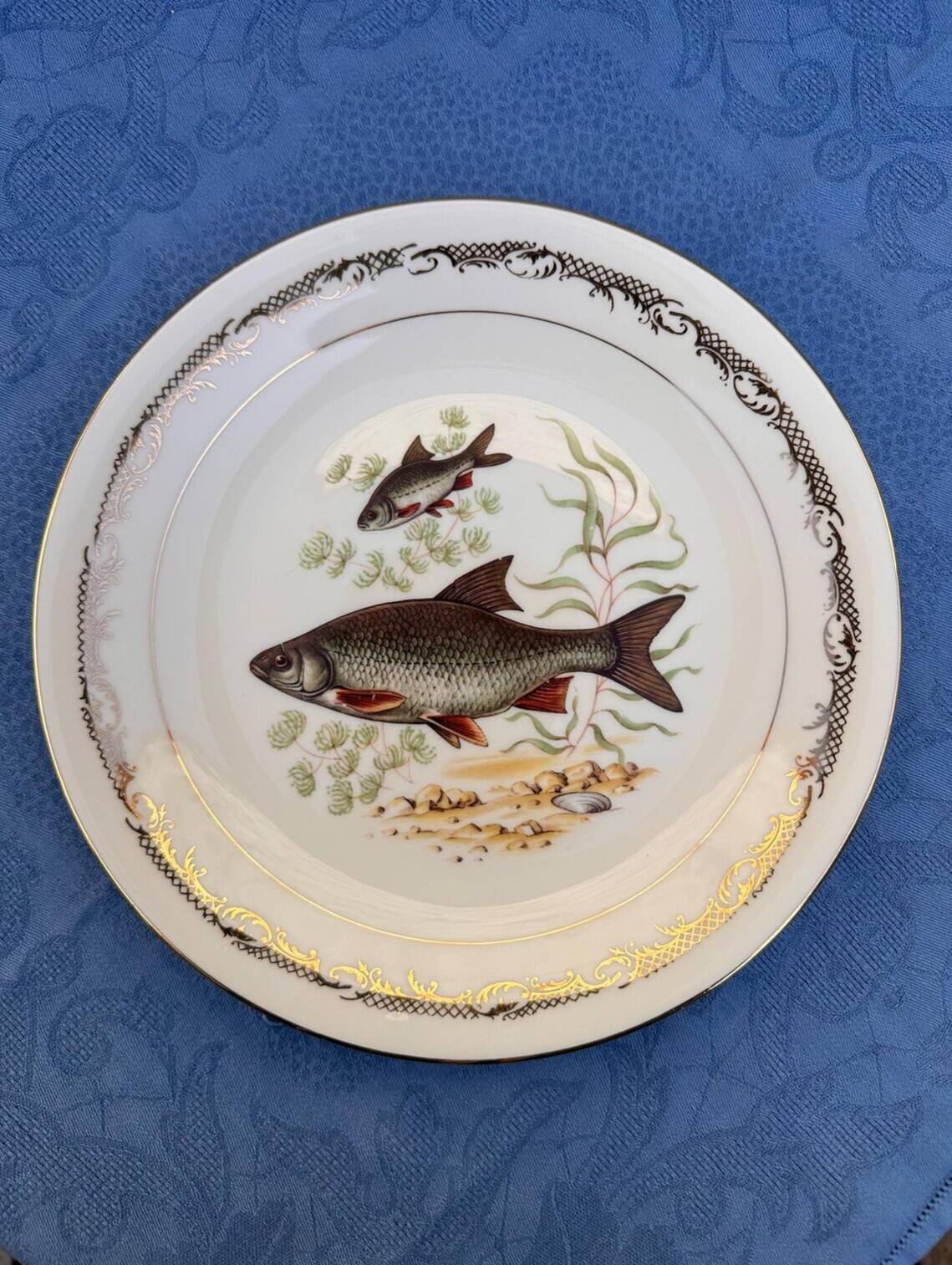 Vintage Fish Plates in Limoges Porcelain – Limoges Enamels