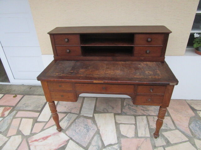 Old wooden desk