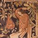 tapisserie représentant la pesée et l'art de forger