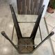 Genuine TOLIX H75 industrial high bar stool, stackable, varnished metal.