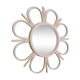 Plastic flower mirror