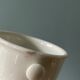 Lot de 5 coquetiers anciens en porcelaine blanche